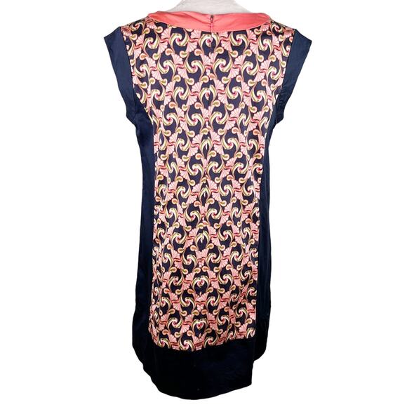 The Webster Miami Target Shift Dress 14 Sleeveless Lightweight Navy Coral - Picture 12 of 14